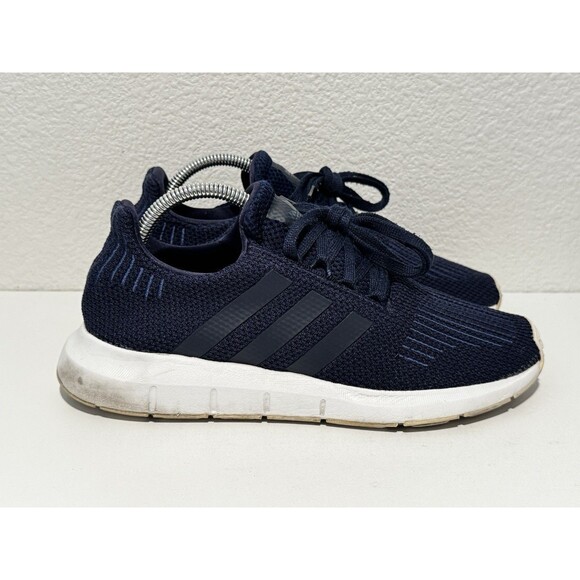 Adidas Mens Swift Run X Running Shoe Size 8.5 Blue White Sneaker Slip On Casual - Picture 6 of 13